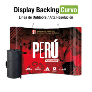 DISPLAY BACKING CURVO